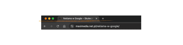 Meta title widoczny w zakładce przeglądarki